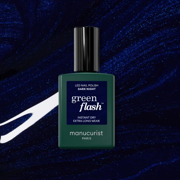 Vernis DARK  NIGHT Green flash