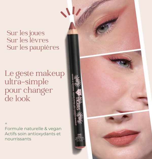 Crayon multi : Lèvres, Yeux et Joues All tigers – Image 6
