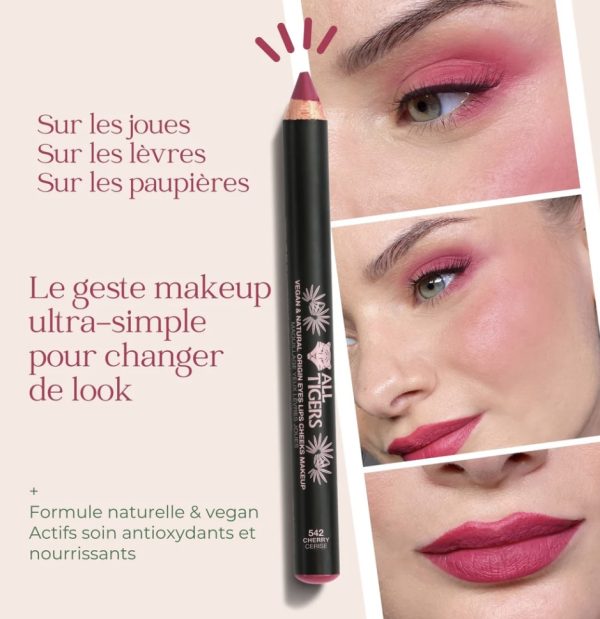 Crayon multi : Lèvres, Yeux et Joues All tigers – Image 2