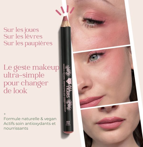 Crayon multi : Lèvres, Yeux et Joues All tigers – Image 3