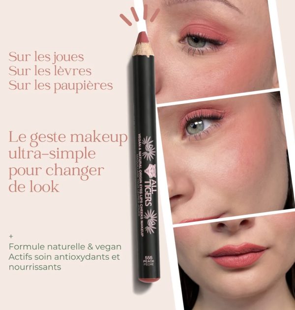 Crayon multi : Lèvres, Yeux et Joues All tigers – Image 4